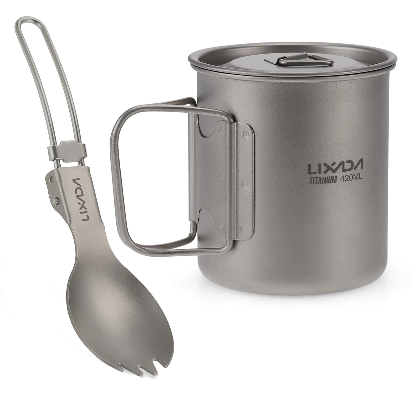 Lixada Titanium Camping Cookware Set