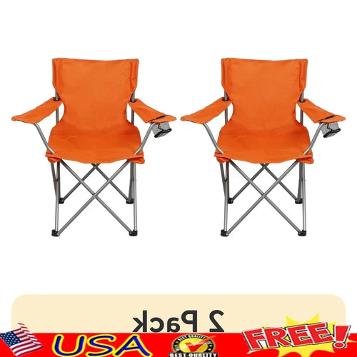 2-Pack Folding Camping Chairs