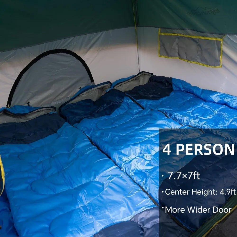 4-Person Dome Camping Tent