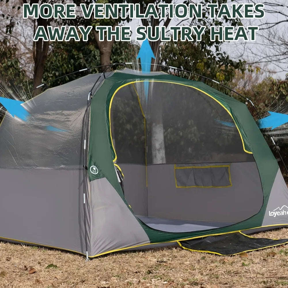 4-Person Dome Camping Tent