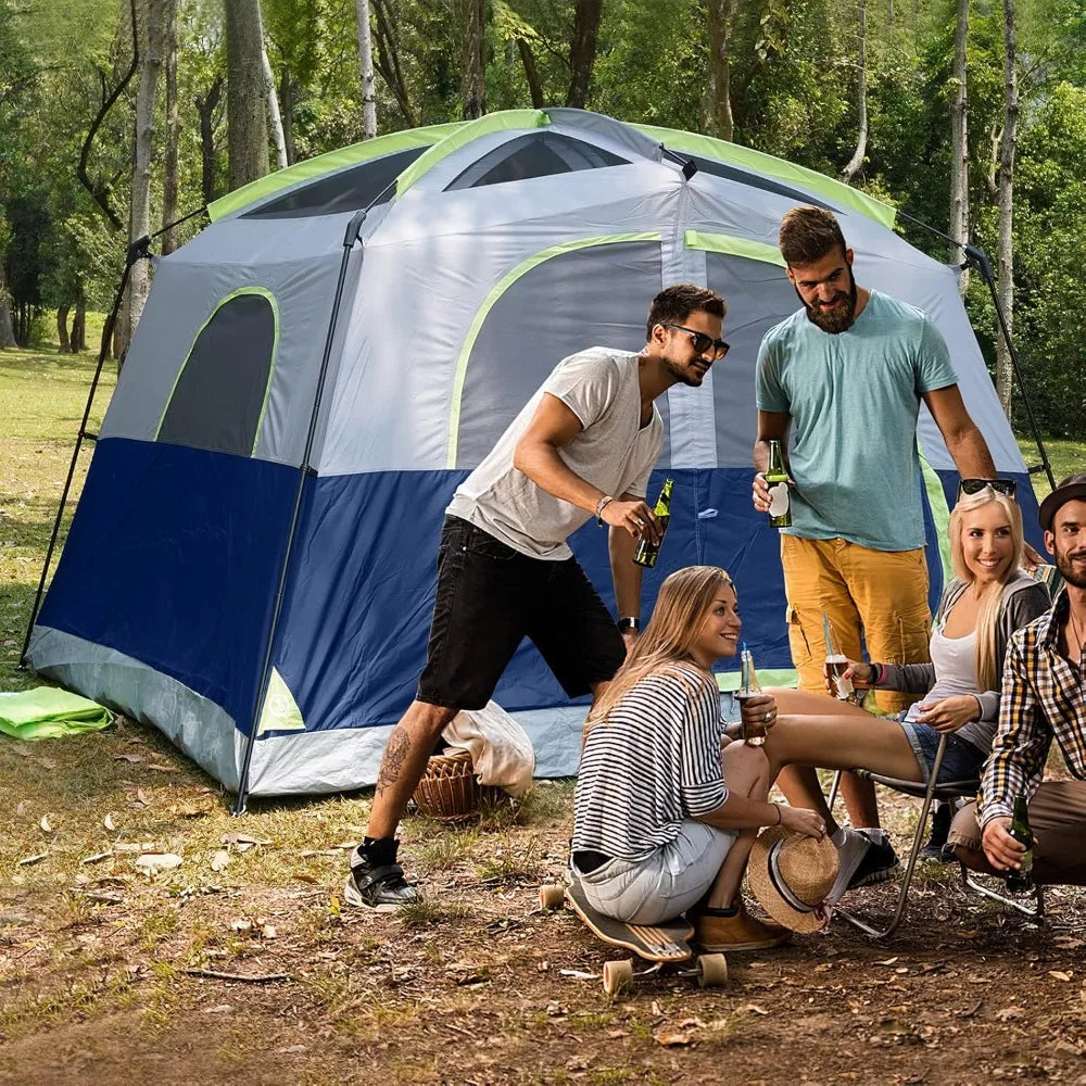 6-Person Family Camping Tent