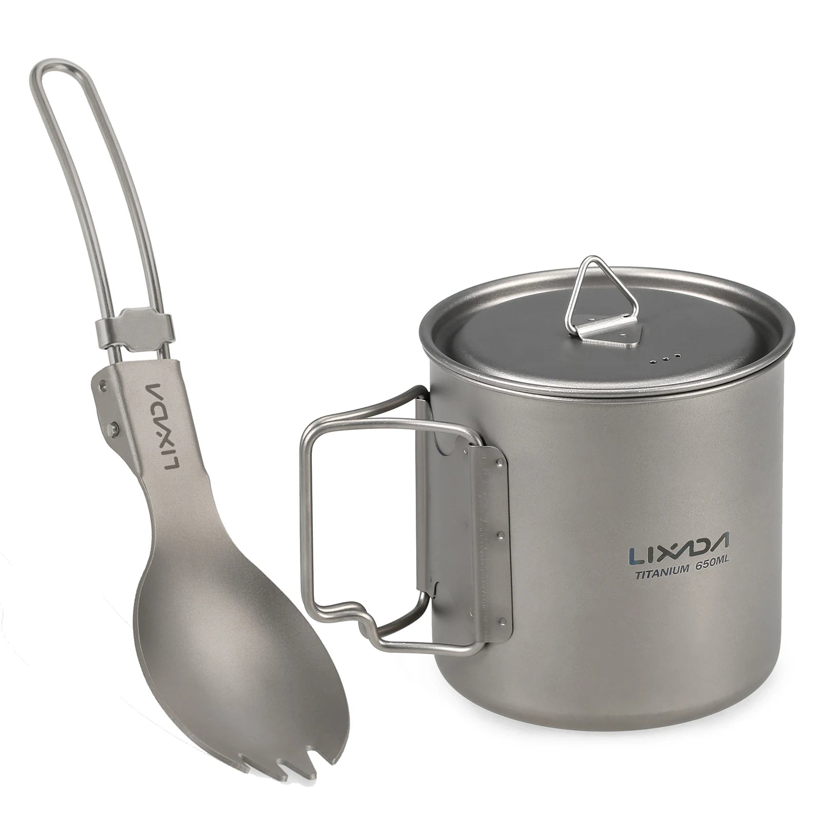 Lixada Titanium Camping Cookware Set