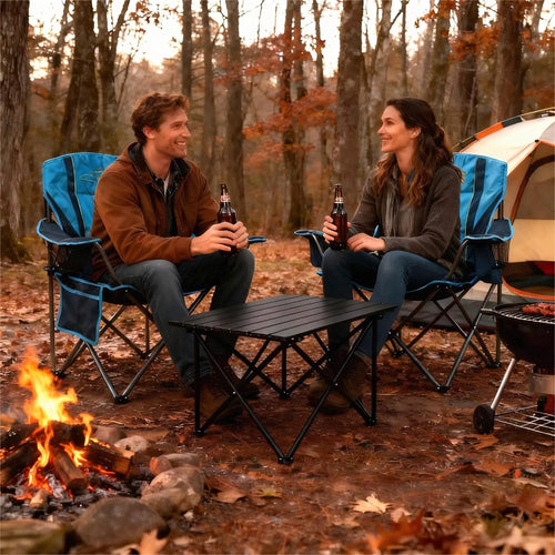 2-Pack Padded Camping Chairs