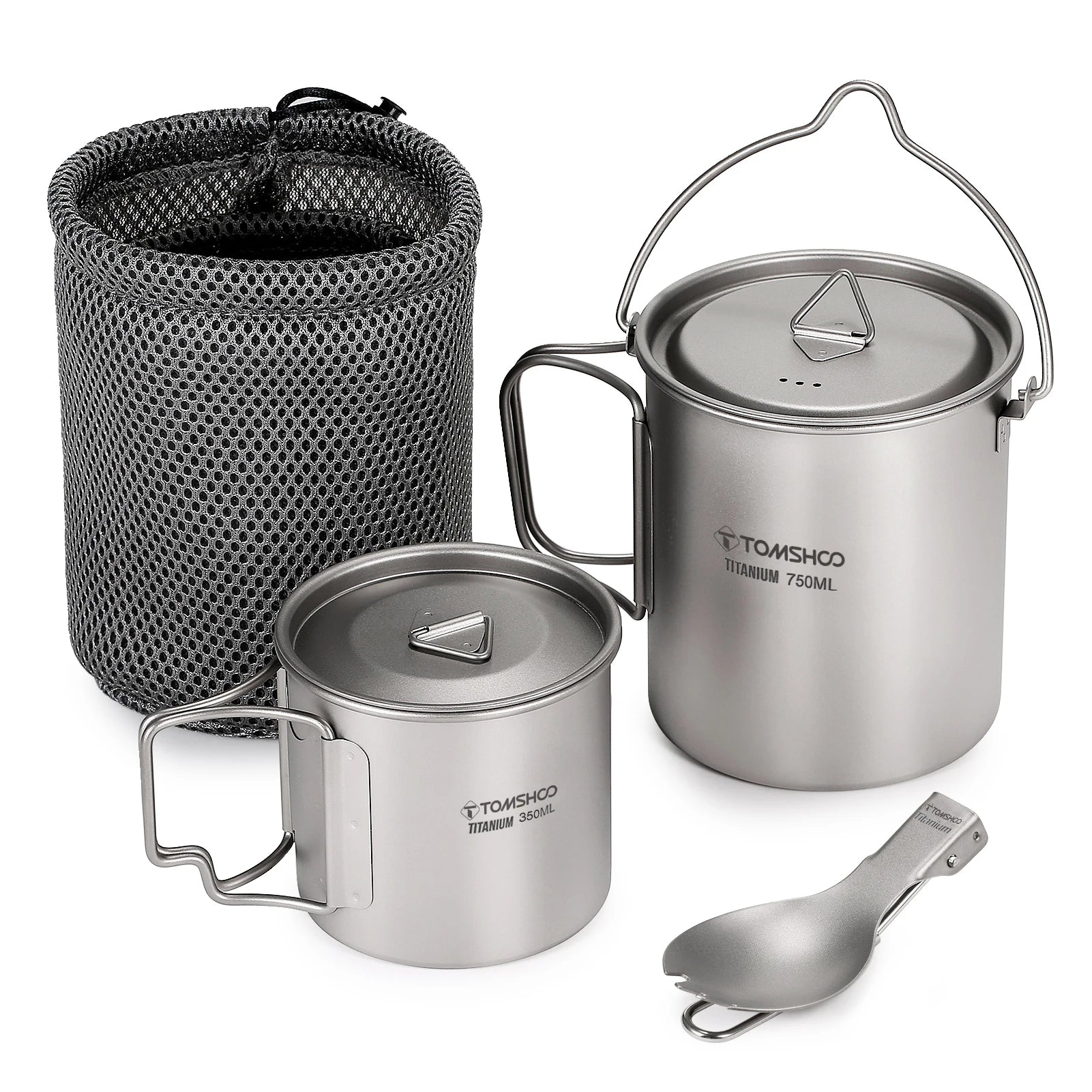 Tomshoo Titanium Cookware Set