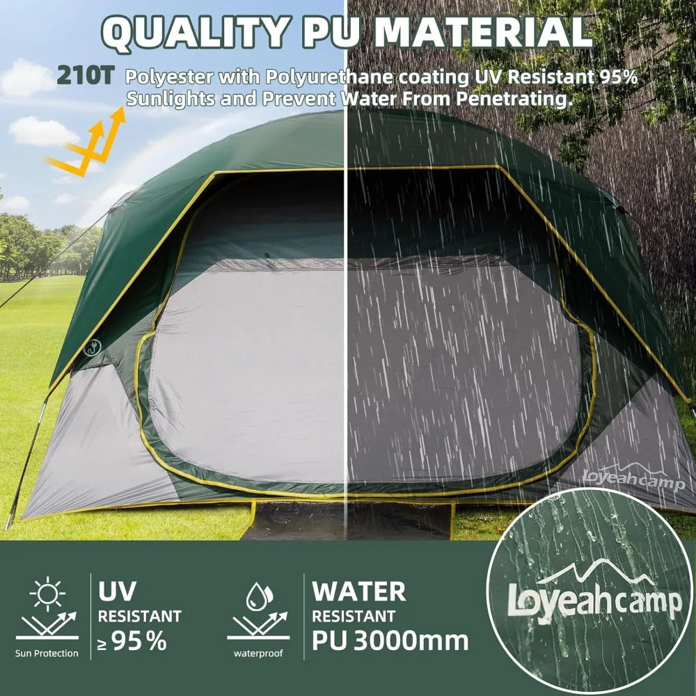 4-Person Dome Camping Tent